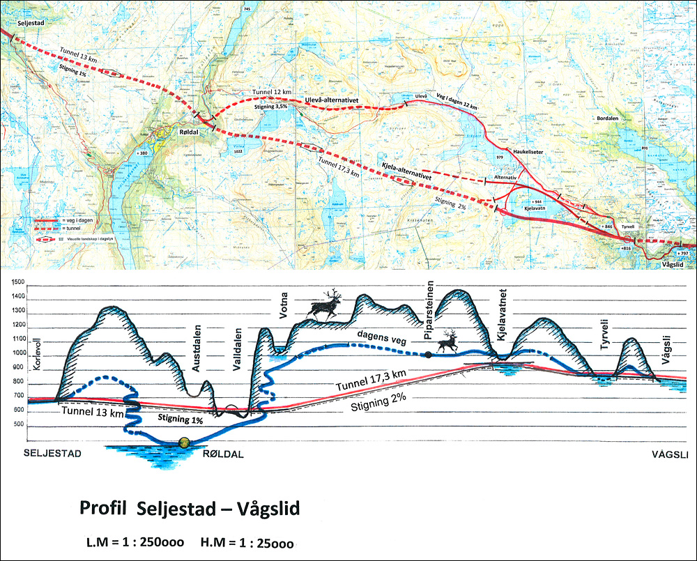 Planer for Haukelivegen